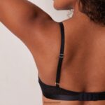 Lounge tyylikkäät parvekerintaliivit & stringit musta alusvaatteet naiset D46R2688 - Image 4