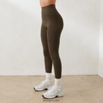 Lounge välttämättömät leggingsit espresso vaatteet naiset D46R26899 - Image 5