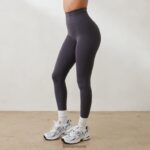 Lounge välttämättömät leggingsit savustettu sininen vaatteet naiset D46R26897 - Image 6