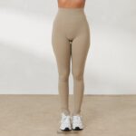 Lounge vetoketjulliset nilkka leggingsit x jess hunt kellanruskea vaatteet naiset D46R26815