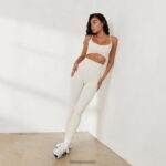Lounge vetoketjulliset nilkka leggingsit x jess hunt luuta vaatteet naiset D46R26810 - Image 3