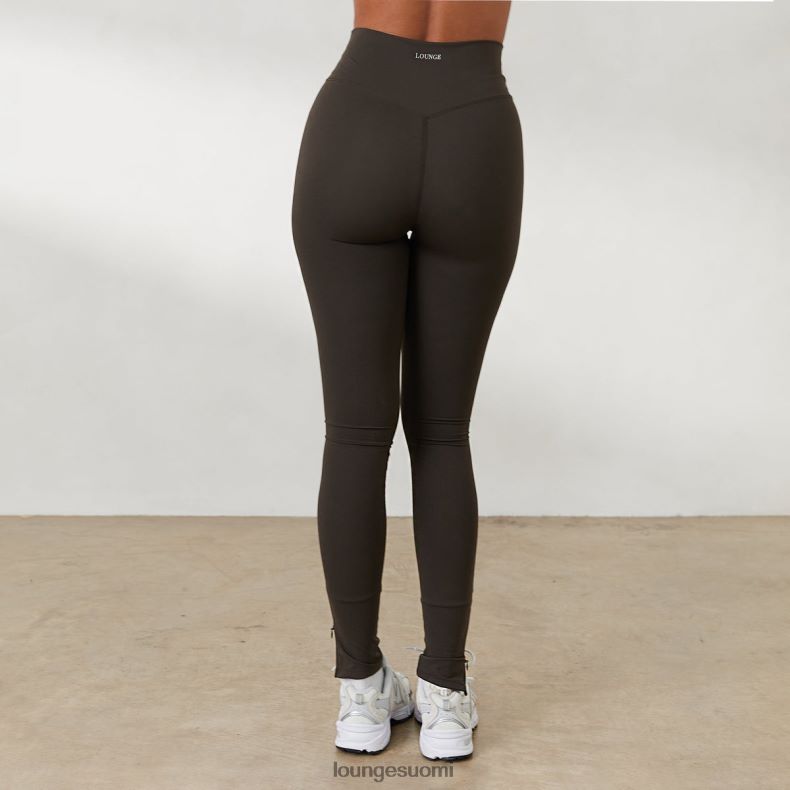 Lounge vetoketjulliset nilkka leggingsit x jess hunt pesty mustaksi vaatteet naiset D46R26804 - Image 2