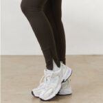 Lounge vetoketjulliset nilkka leggingsit x jess hunt pesty mustaksi vaatteet naiset D46R26804 - Image 3