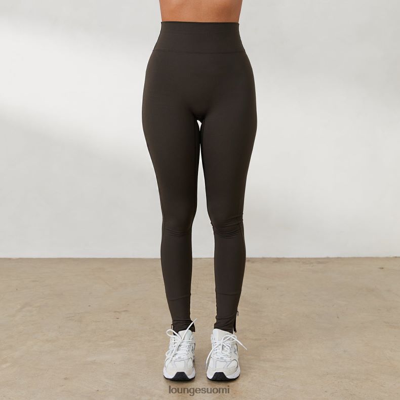 Lounge vetoketjulliset nilkka leggingsit x jess hunt pesty mustaksi vaatteet naiset D46R26804 - Image 6