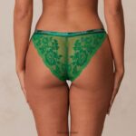 Lounge ylelliset alushousut smaragdi alusvaatteet naiset D46R26652